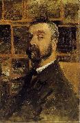 Mauve, Anton Self-portrait oil